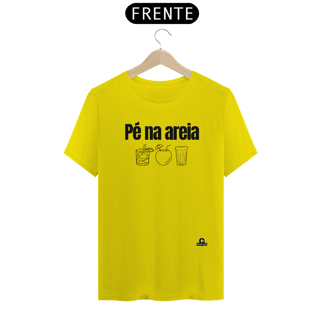 Nome do produto Camiseta Pé Na Areia, Caipirinha, Água de Coco e Cervejinha.
