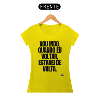 Nome do produto Camiseta feminina com frase de humor 