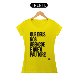 Nome do produto Camiseta feminina com frase de humor 