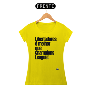 Nome do produto Camiseta feminina de futebol frase 
