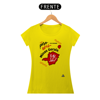 Nome do produto Camiseta baby long comemorativa ao aniversário do lindo estado de Minas Gerais, dia 02 de Dezembro.