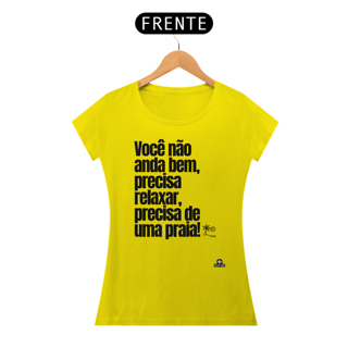 Nome do produto Camiseta feminina baby long de turismo com frase 