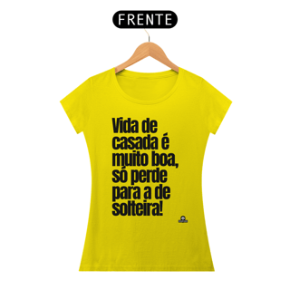 Nome do produto Camiseta feminina com frase engraçada 