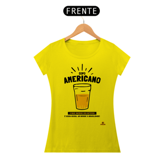 Nome do produto Camiseta em homenagem ao mais iconico copo brasileiro: o copo americano.