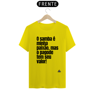 Nome do produto Camiseta de samba com a frase 