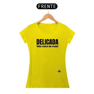 Nome do produto Camiseta baby long feminina com frase engraçada 