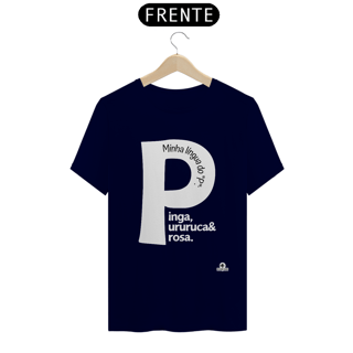 Nome do produto Camiseta engraçada com a letra 