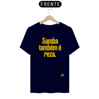 Nome do produto Camiseta de samba com a frase 