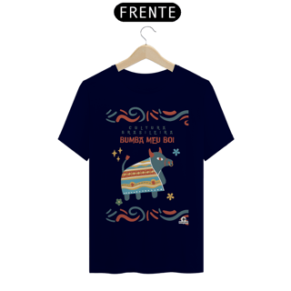Nome do produto Camiseta do Bumba Meu Boi, tradicional expressão cultural brasileira.