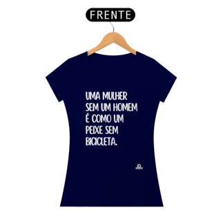 Nome do produto Camiseta feminina com frase engraçada 