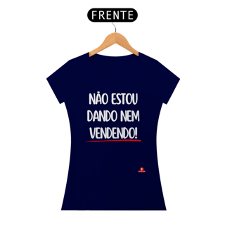 Nome do produto Camiseta feminina com frase divertida 