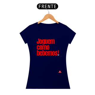 Nome do produto Camiseta feminina engraçada com frase de futebol 
