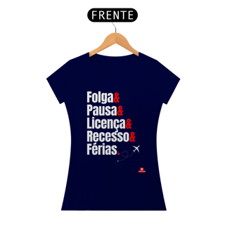 Nome do produto Camiseta feminina de viagem com frase 