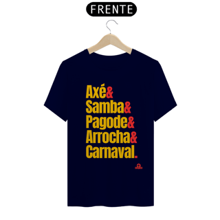 Nome do produto Camiseta com estampa dos ritmos carnavalescos 
