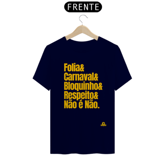 Nome do produto Camiseta para o carnaval com frase 