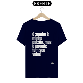 Nome do produto Camiseta de samba com a frase 