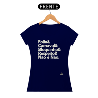 Nome do produto Camiseta baby long para o carnaval com frase 