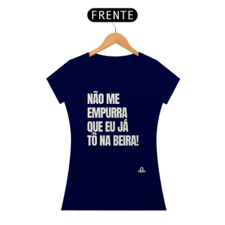 Nome do produto Camiseta feminina com frase de humor 