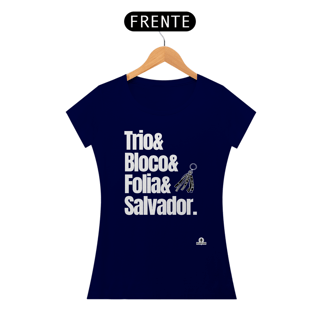 Nome do produto Camiseta para o carnaval de Salvador com frase 