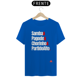 Nome do produto Camiseta de samba com frase 