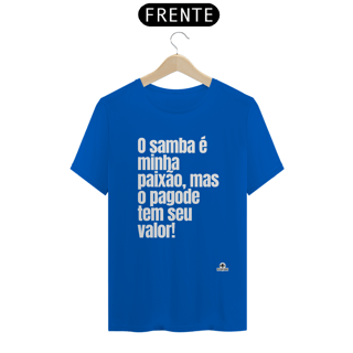 Nome do produto Camiseta de samba com a frase 