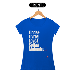 Nome do produto Camiseta feminina com estampa da frase 