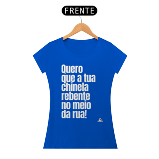 Nome do produto Camiseta feminina com frase engraçada 