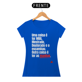 Nome do produto Camiseta feminina com frase engraçada 