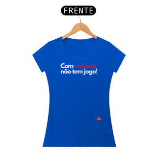 Nome do produto Camiseta feminina de torcedora com frase 