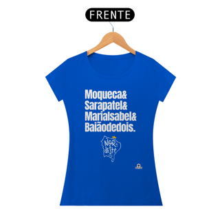 Nome do produto Camiseta feminina de comidas nordestinas 