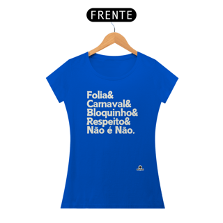 Nome do produto Camiseta baby long para o carnaval com frase 