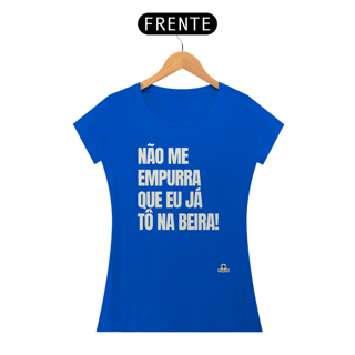 Nome do produto Camiseta feminina com frase de humor 