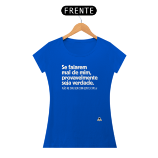Nome do produto Camiseta feminina com frase de humor 