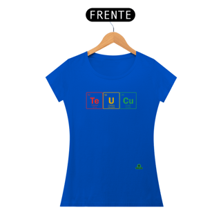 Nome do produto Camiseta feminina engraçada com os elementos da tabela periódia 