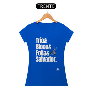 Nome do produto Camiseta para o carnaval de Salvador com frase 