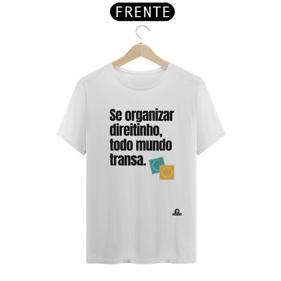 Camiseta com frase humor 