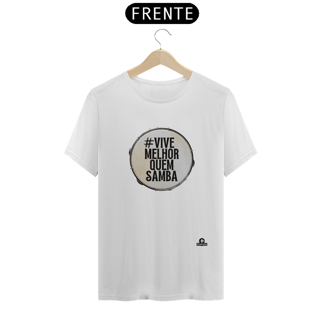 Nome do produto Camiseta estampa de pandeiro e frase 