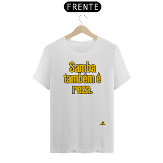 Nome do produto Camiseta de samba com a frase 