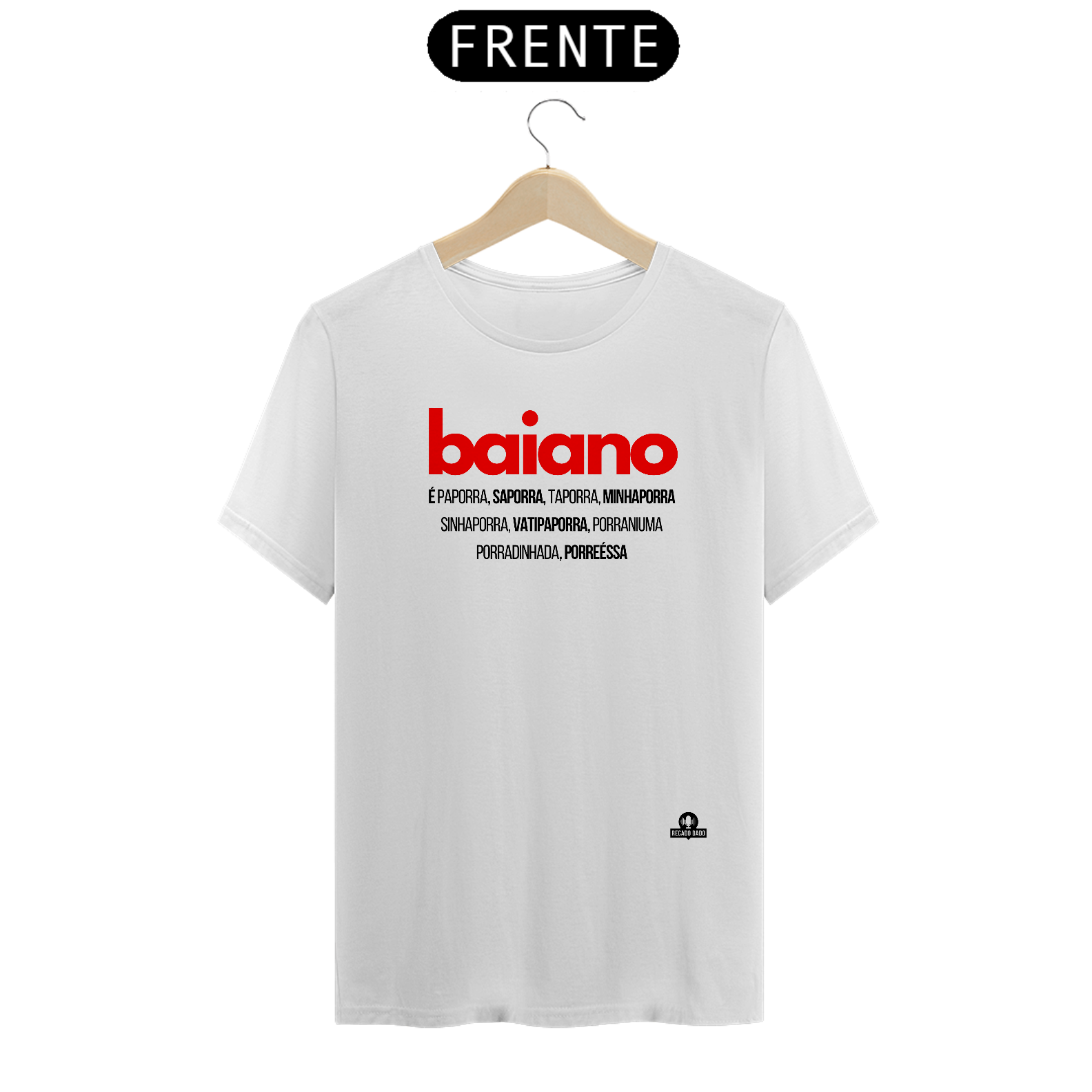 Camiseta da Bahia com as gírias faladas em Salvador.
