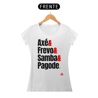 Nome do produto Camiseta feminina com a frase 