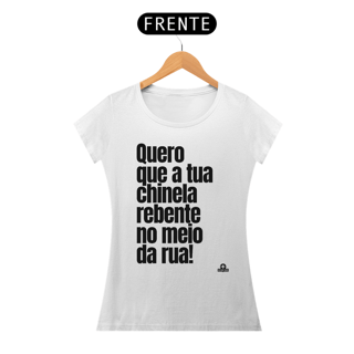 Nome do produto Camiseta feminina com frase engraçada 