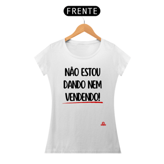 Nome do produto Camiseta feminina com frase divertida 
