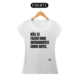Nome do produto Camiseta feminina com frase de humor 
