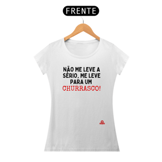 Nome do produto Camiseta feminina de Churrasco com frase 
