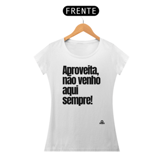 Nome do produto Camiseta feminina de humor com frase 