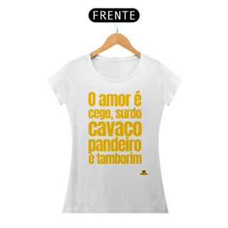 Nome do produto Camiseta feminina samba com frase 