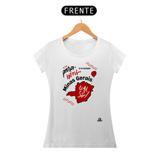 Nome do produto Camiseta baby long comemorativa ao aniversário do lindo estado de Minas Gerais, dia 02 de Dezembro.
