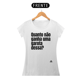 Nome do produto Camiseta com frase de humor 