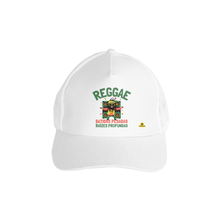 Nome do produto Boné de Reggae aba curva e frase 