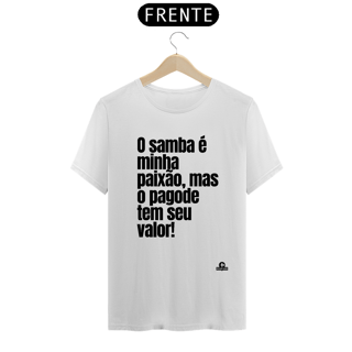 Nome do produto Camiseta de samba com a frase 